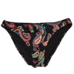 VS BOHO‎ PAISLEY PRINT SWIMSUIT BIKINI BOTTOM MEDIUM DISCONTINUED